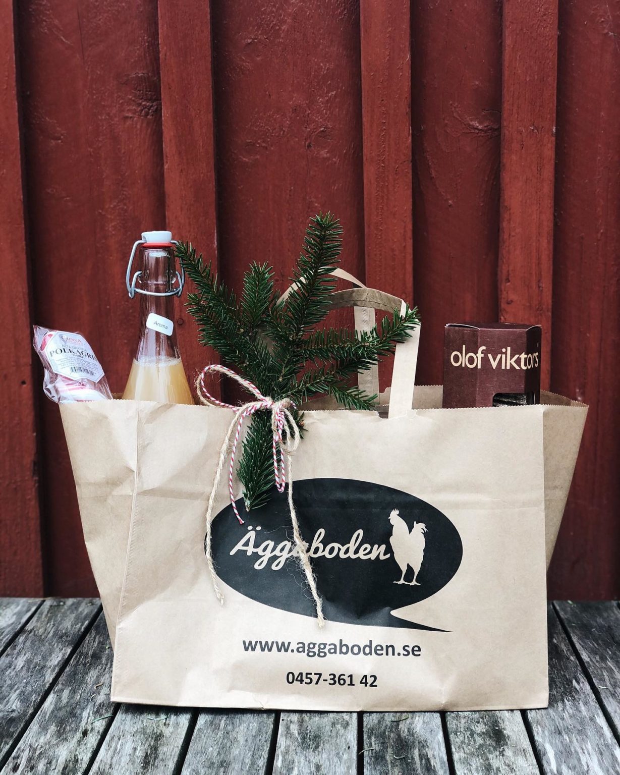 Smakfull julkasse Äggaboden, Gårdsbutik Ronneby Blekinge