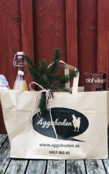 presentpåse till jul från äggaboden